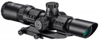 Фото - Прицел Barska SWAT-AR Tactical 1-4x28 IR Mil-Dot R/G 