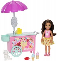 Фото - Кукла Barbie Club Chelsea and Ice Cream Cart FDB33 