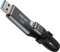 Фото - USB-флешка PNY OTG Duo-Link Lightning 32Gb 