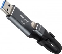 Фото - USB-флешка PNY OTG Duo-Link Lightning 64 ГБ