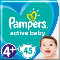 Фото - Подгузники Pampers Active Baby 4 Plus / 45 pcs 