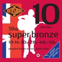 Фото - Струны Rotosound Super Bronze 10-50 