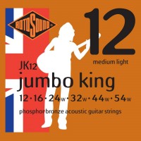 Фото - Струны Rotosound Jumbo King 12-54 