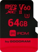 Фото - Карта памяти GOODRAM microSD IRDM V60 UHS II U3 64 ГБ