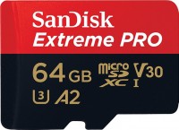 Фото - Карта памяти SanDisk Extreme Pro V30 A2 microSDXC UHS-I U3 64 ГБ