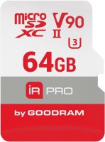Фото - Карта памяти GOODRAM microSD IRDM Pro V90 UHS II U3 64 ГБ