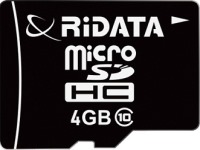 Фото - Карта памяти RiDATA microSDHC Class 10 4 ГБ