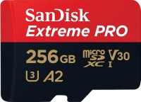 Карта памяти SanDisk Extreme Pro V30 A2 microSDXC UHS-I U3 256 ГБ