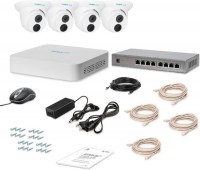 Фото - Комплект видеонаблюдения Tecsar Lead IP 4DOME-2MP