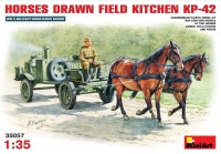 Фото - Сборная модель MiniArt Horses Drawn Field Kitchen KP-42 (1:35) 