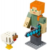 Фото - Конструктор Lego Alex BigFig with Chicken 21149 