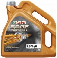 Фото - Моторное масло Castrol Edge Supercar A 0W-20 4 л