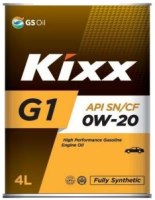 Фото - Моторное масло Kixx G1 0W-20 4 л