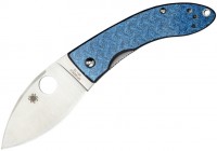 Фото - Нож / мультитул Spyderco Lil' Lum Blue Nishijin