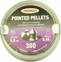Фото - Пули и патроны Luman Pointed Pellets 4.5 mm 0.68 g 300 pcs 