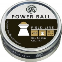 Фото - Пули и патроны Dynamit Nobel Field RWS Powerball 4.5 mm 0.61 g 200 pcs