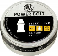 Фото - Пули и патроны Dynamit Nobel Field RWS Power Bolt 4.5 mm 0.92 g 150 pcs
