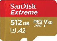 Фото - Карта памяти SanDisk Extreme V30 A2 microSDXC UHS-I U3 512 ГБ