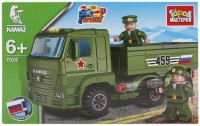 Конструктор Gorod Masterov Kamaz with Soldiers 7024