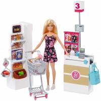 Фото - Кукла Barbie Supermarket FRP01 