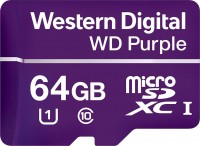 Фото - Карта памяти WD Purple microSD 64 ГБ