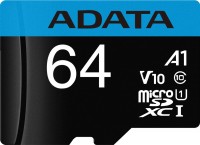 Карта памяти A-Data Premier microSD UHS-I Class10 64 ГБ