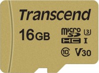 Карта памяти Transcend microSD 500S 16 ГБ