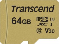 Фото - Карта памяти Transcend microSD 500S 64 ГБ