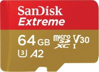 Карта памяти SanDisk Extreme V30 A2 microSDXC UHS-I U3 64 ГБ