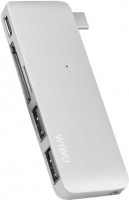 Фото - Картридер / USB-хаб WiWU Adapter C1 Plus