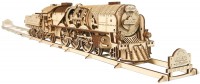 Фото - 3D пазл UGears V-Express Steam Train with Tender 70058 