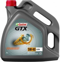 Фото - Моторное масло Castrol GTX 5W-40 A3/B4 4 л