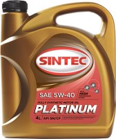 Фото - Моторное масло Sintec Platinum 5W-40 4 л