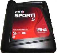 Фото - Моторное масло ELF Sporti 5 15W-40 5 л