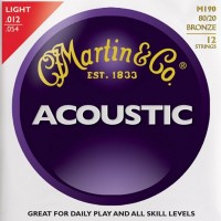 Фото - Струны Martin Traditional Acoustic 80/20 Bronze 12-String 12-54 