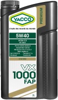 Моторное масло Yacco VX 1000 FAP 5W-40 2 л
