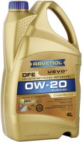 Фото - Моторное масло Ravenol DFE 0W-20 4 л