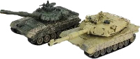 Фото - Танк на радиоуправлении Plamennyj Motor Battle Tank T-90&Abrams M1A2 1:28 