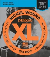 Фото - Струны DAddario XL Nickel Wound 7-String 10-59 