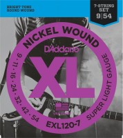 Струны DAddario XL Nickel Wound 7-String 9-54 