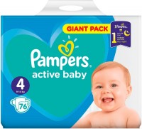 Фото - Подгузники Pampers Active Baby 4 / 76 pcs 