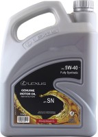 Фото - Моторное масло Lexus Engine Oil SN 5W-40 4 л