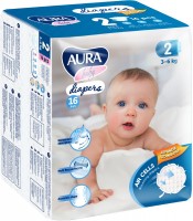 Фото - Подгузники Aura Baby Diapers 2 / 16 pcs 