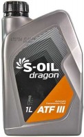 Фото - Трансмиссионное масло S-Oil Dragon ATF III 1L 1 л