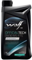 Фото - Моторное масло WOLF Officialtech 0W-30 MS-FFE 1 л