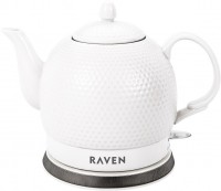 Фото - Электрочайник RAVEN ECC 001 1000&nbsp;Вт 1.2&nbsp;л  белый