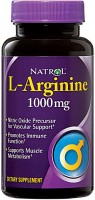 Фото - Аминокислоты Natrol L-Arginine 1000 mg 50 tab 