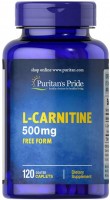 Фото - Сжигатель жира Puritans Pride L-Carnitine 500 mg 60 шт