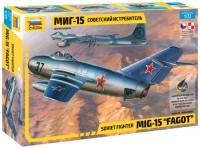 Фото - Сборная модель Zvezda Soviet Fighter MIG-15 Fagot (1:72) 