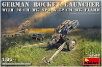 Фото - Сборная модель MiniArt German Rocket Launcher with 28 cm WK SPR and 32 cm WK Flamm (1:35) 